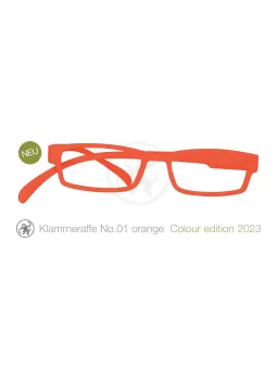 Lesebrille Klammeraffe No 01 orange