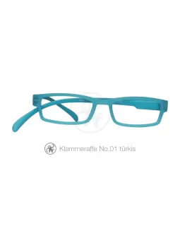 Lesebrille Klammeraffe No 01 türkis