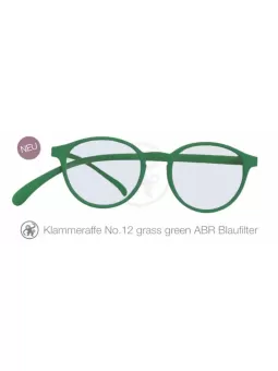 Lesebrille Klammeraffe No 12 grass green ABR