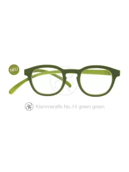 Lesebrille Klammeraffe No 14 green green
